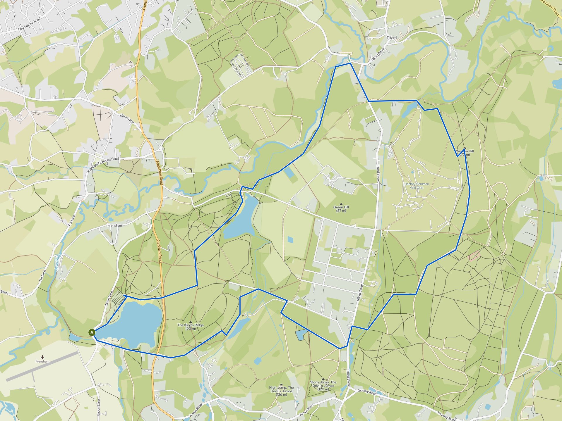 The best walks and hikes around Frensham | Komoot